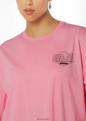 Lorna Jane donne 2022 World Tour Boyfriend Tee Vivid Bubblegum abbigliamento 2486DN222 Lorna Jane Clothing