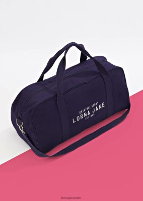 Lorna Jane donne Borsa Duffle in tela sportiva originale Marina francese accessorio 2486DN276 Lorna Jane Clothing
