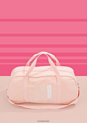 Lorna Jane donne Borsa del borsone di tela 1989 pesca pallida accessorio 2486DN284 Lorna Jane Pants