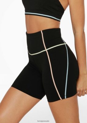 Lorna Jane donne Glow pastello riciclato nessuna bici da sfrenatura nero abbigliamento 2486DN52 Lorna Jane Italia