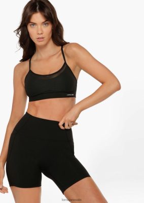 Lorna Jane donne Hi-Fold No Ride riciclati per bici da viaggio riciclato nero abbigliamento 2486DN86 Lorna Jane Pants