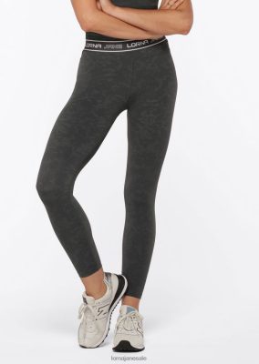 Lorna Jane donne Leggings alla caviglia di tempo Titanio lavato abbigliamento 2486DN477 Lorna Jane Clothing