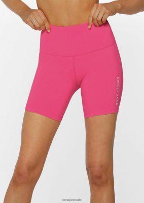 Lorna Jane donne Lotus No Chafe da 16 cm bici corto Babin Pink abbigliamento 2486DN366 Lorna Jane Clothing