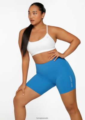 Lorna Jane donne Lotus No Chafe da 16 cm bici corto fiordaliso abbigliamento 2486DN367 Lorna Jane Italia