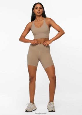 Lorna Jane donne Lotus No Chafe da 16 cm bici corto scuro dal bianco abbigliamento 2486DN110 Lorna Jane Pants