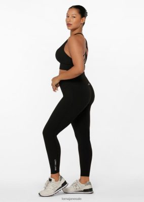 Lorna Jane donne Lotus no chiacchierare leggings a tutta lunghezza nero abbigliamento 2486DN458 Lorna Jane Pants
