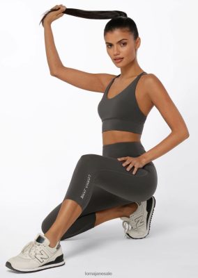 Lorna Jane donne Lotus no chiara 7/8 leggings titanio abbigliamento 2486DN430 Lorna Jane Italia