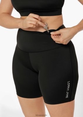 Lorna Jane donne Lotus no chiavi bici touch cool short nero abbigliamento 2486DN200 Lorna Jane Pants