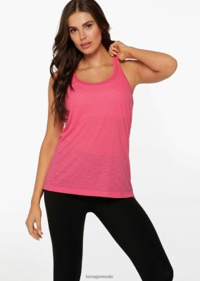 Lorna Jane donne Tank da palestra slassoso Babin Pink abbigliamento 2486DN250 Lorna Jane Italia