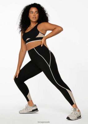 Lorna Jane donne amplifica leggings alla caviglia tascabile nero abbigliamento 2486DN7 Lorna Jane Italia