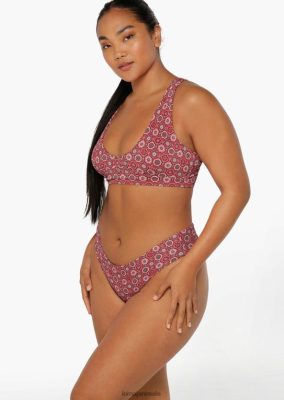 Lorna Jane donne reggiseno da nuoto riciclato dell'isola marocchina stampa di piastrelle marocchine abbigliamento 2486DN415 Lorna Jane Italia